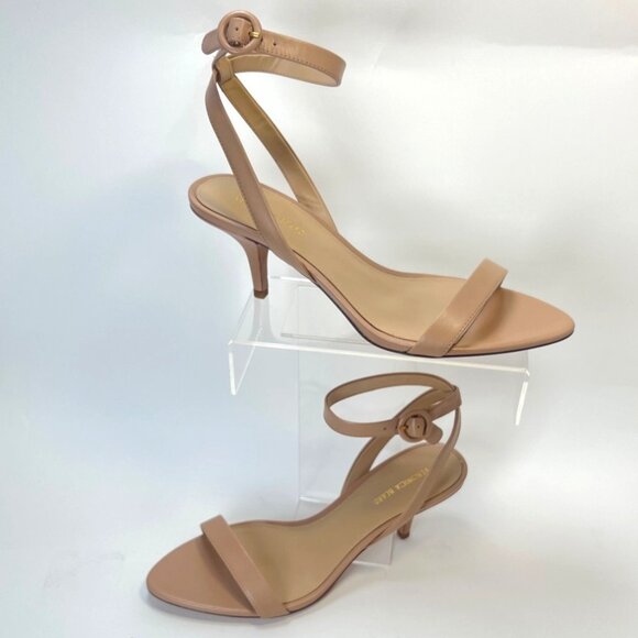 Veronica Beard Darcelle Bisquele Sandals Kitten Heels Size 7.5 - Picture 8 of 13